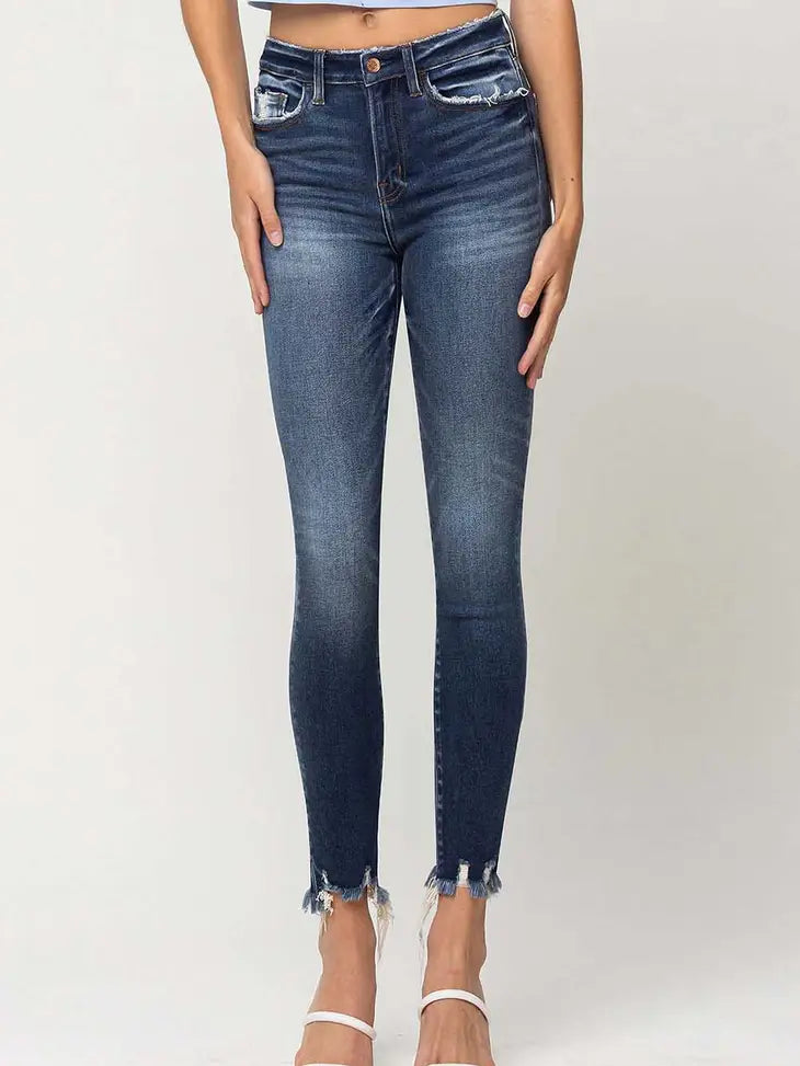 HR Frayed Hem Skinny Jean