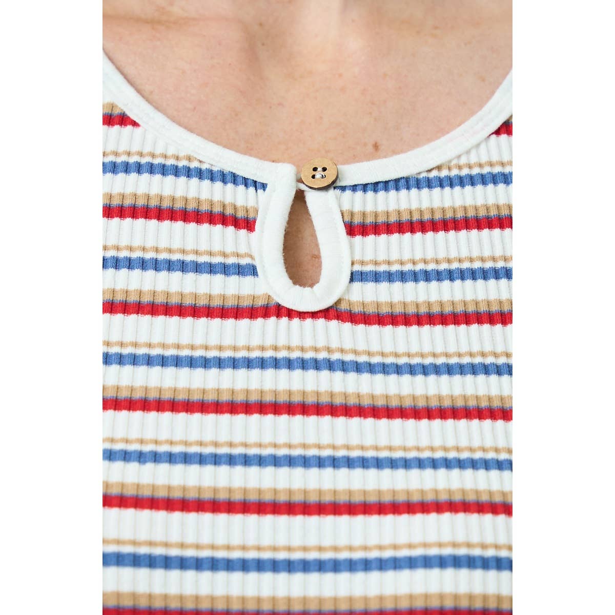 Vibrant Striped Knit Top