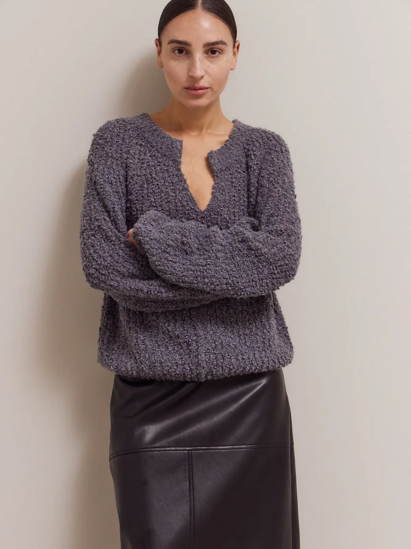 Plush V Sweater