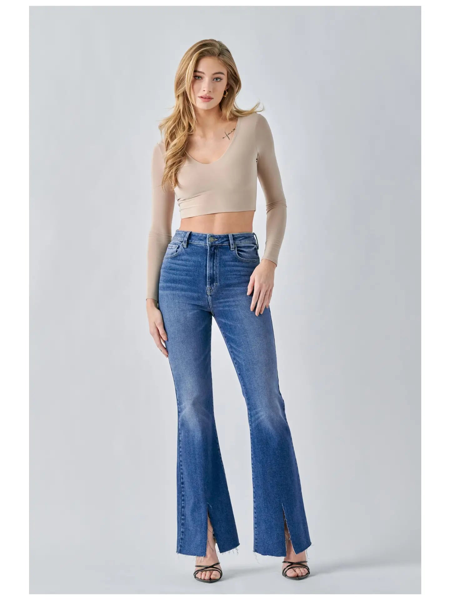Diva Front Slit Flare – Hazel Mac