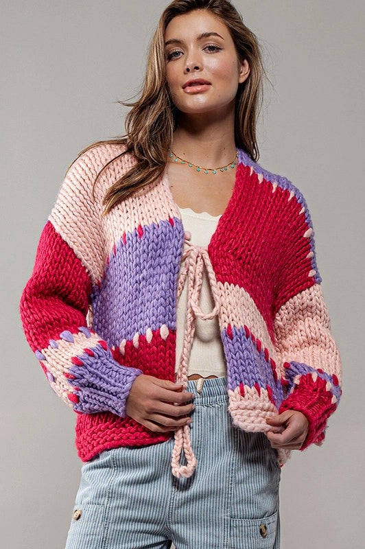 Outward Colorblock Cardi
