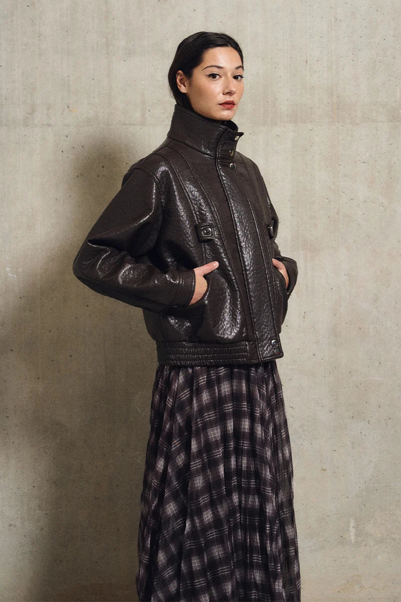 Tamara Faux Leather Jacket