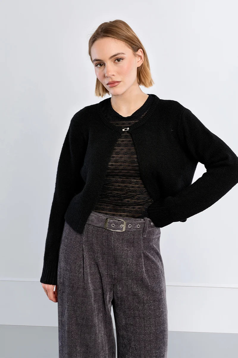 Bella Open Knit Cardigan