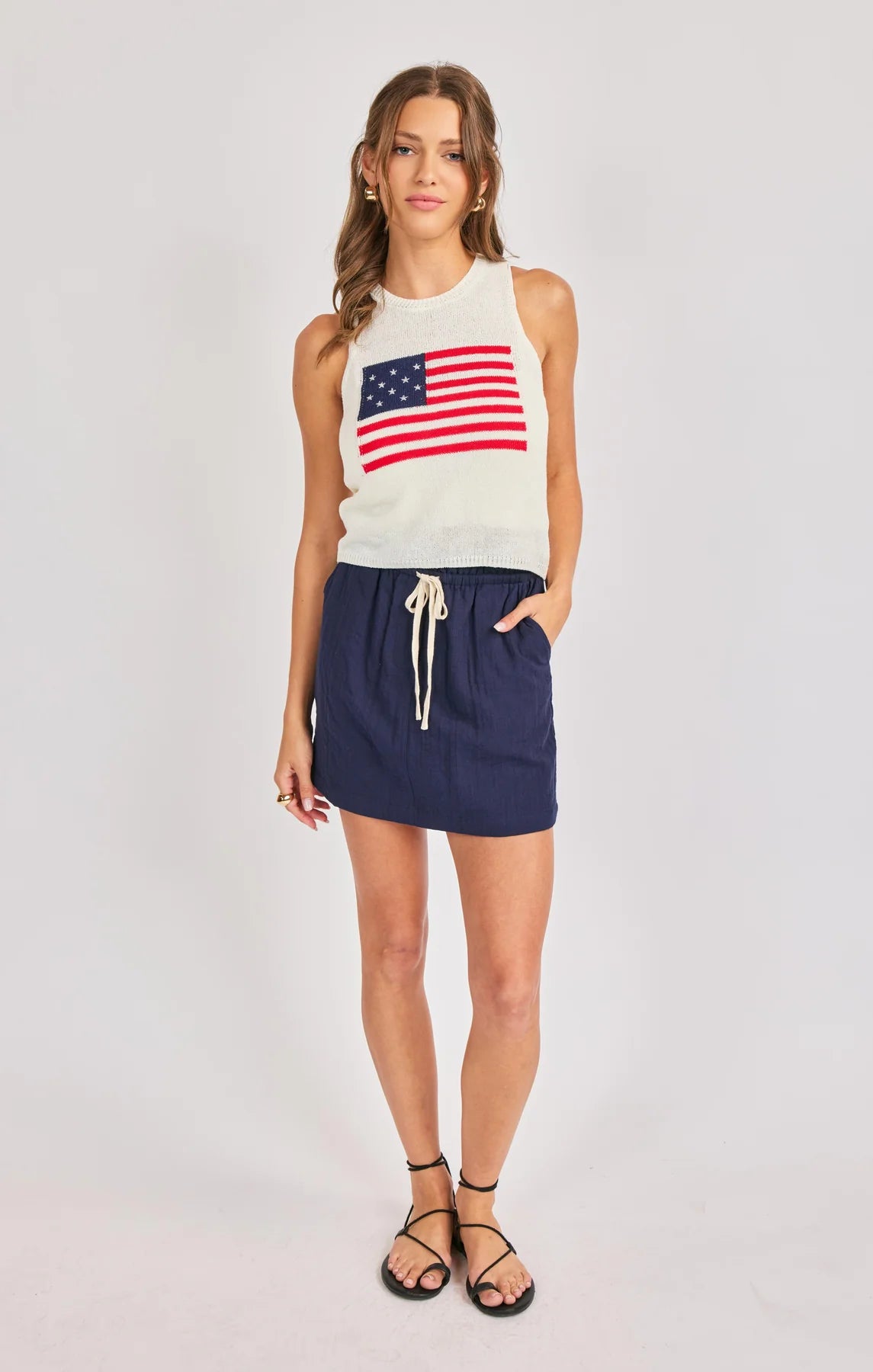 American Spirit Sweater Tank