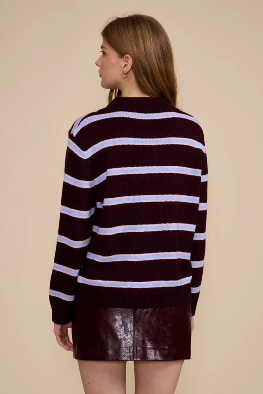 Bailey Relaxed Polo Sweater