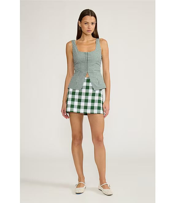 Ludlow Gingham Vest Top