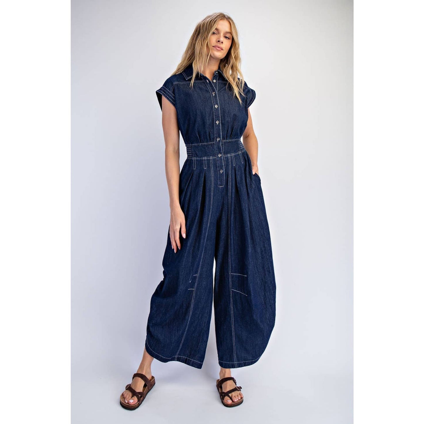 Denim Parachuter Jumper
