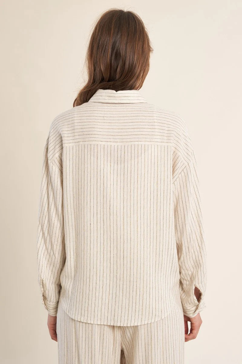 Sierra Striped Button Up