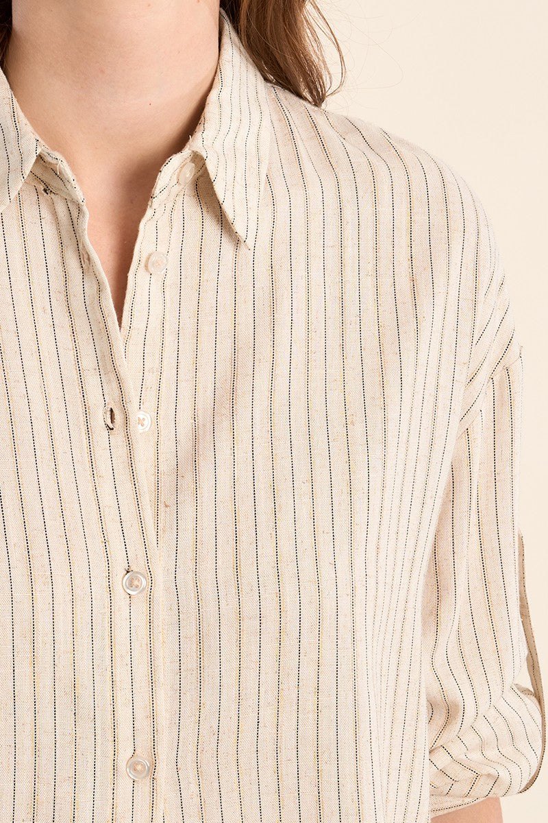 Sierra Striped Button Up