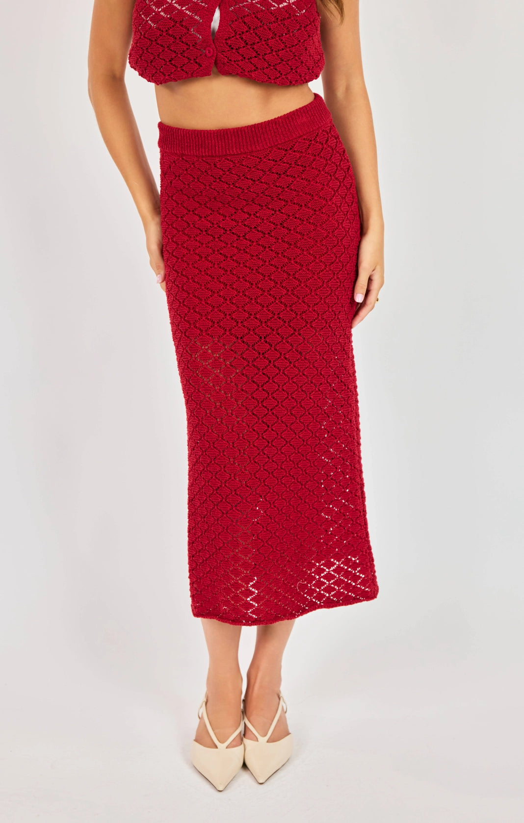 Venus Knit Midi Skirt