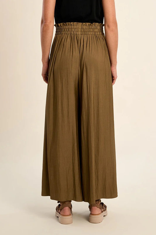Khaki Woven Pants