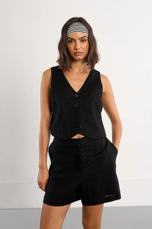 Piper Linen Vest