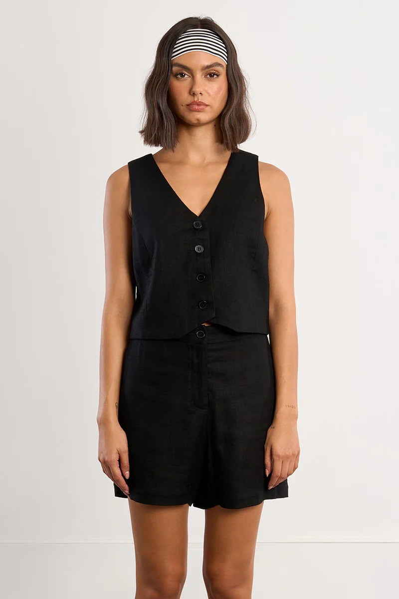 Piper Linen Vest