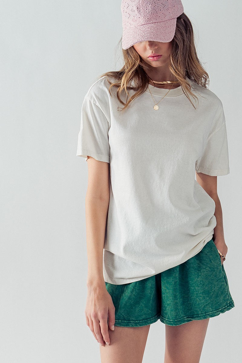 Oversized Mineral Wash Tee