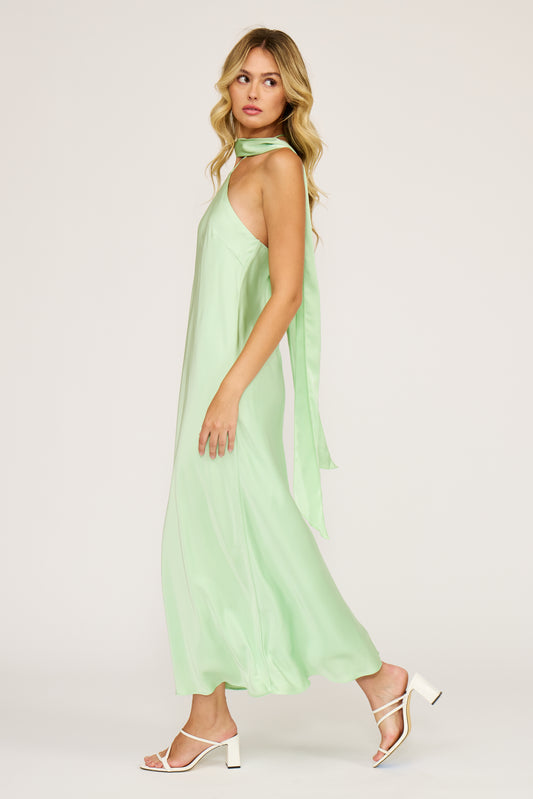 Devon Halter Scarf Dress