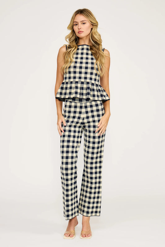 Clara Peplum Knit Top