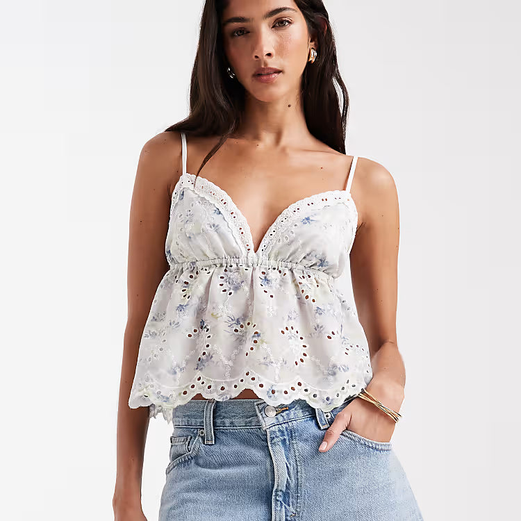 Bleu Boho Top