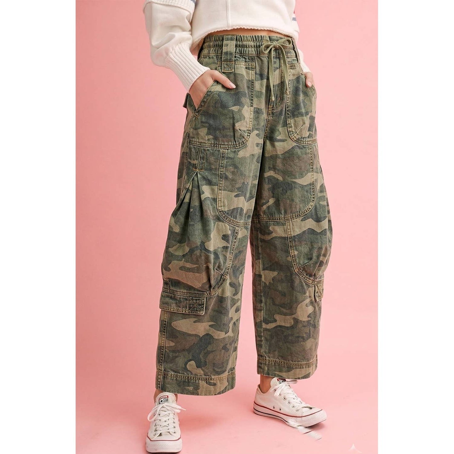 Camo Cargo Balloon Pant