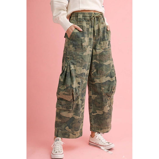 Camo Cargo Balloon Pant