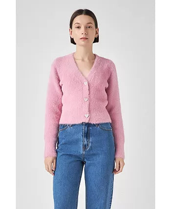 Cute as a Pearly Heart Sweater