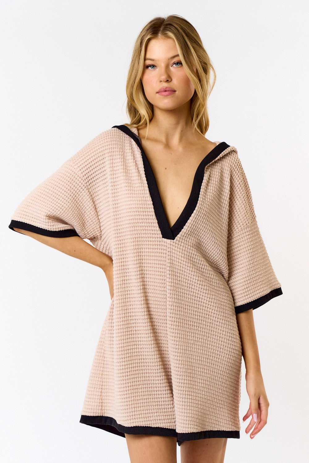 Crochet Open Knit Romper