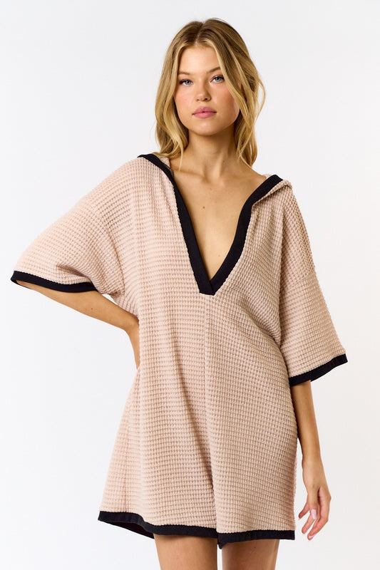 Crochet Open Knit Romper