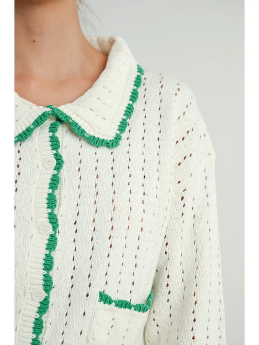 Charmer Collar Cardi