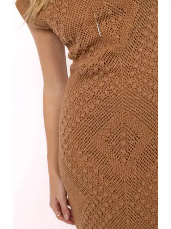 Wandering Intricate Knit Dress