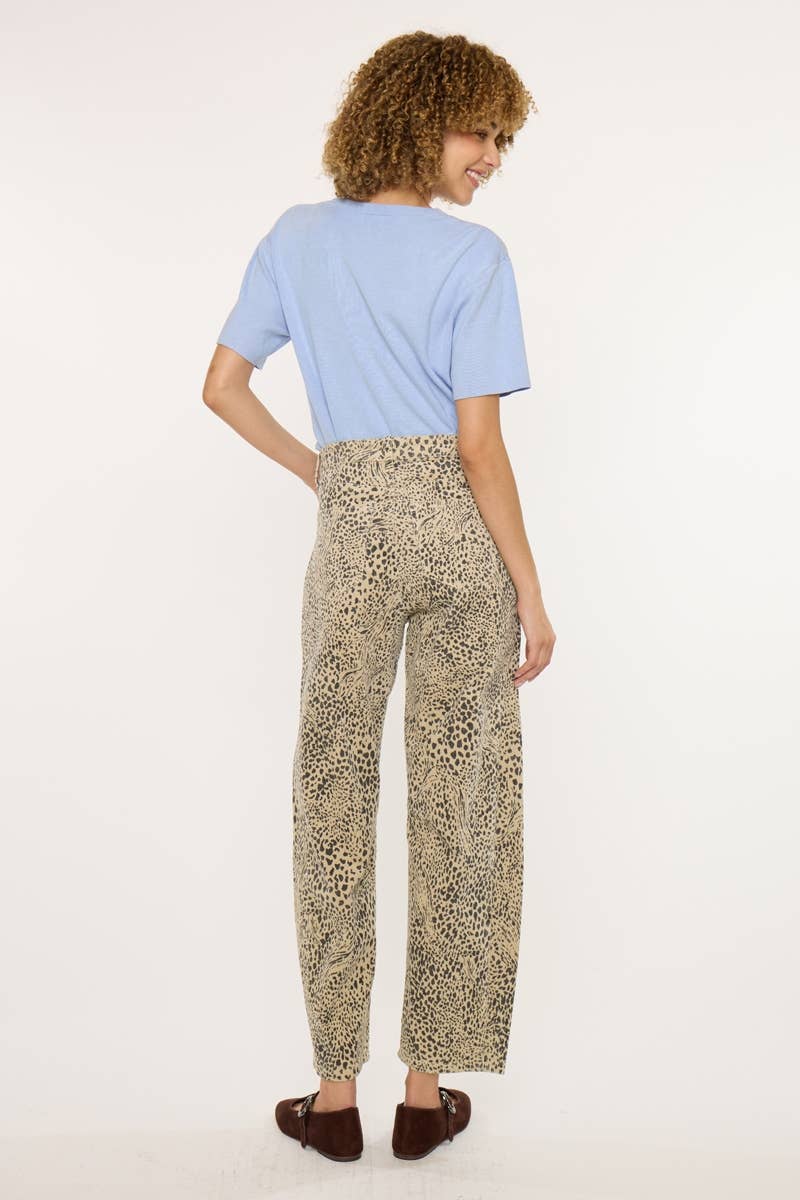 Low Slung Corduroy Barrel Pants