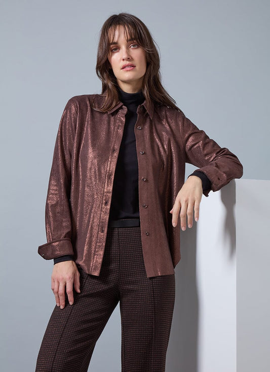 Connie Vegan Suede Shacket