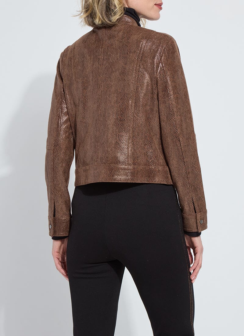 Porter Foil Vegan Suede Moto