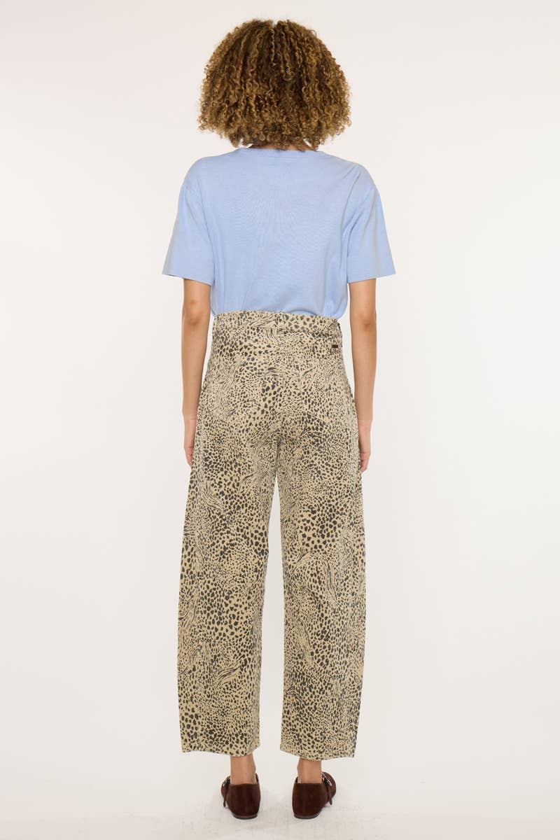 Low Slung Corduroy Barrel Pants