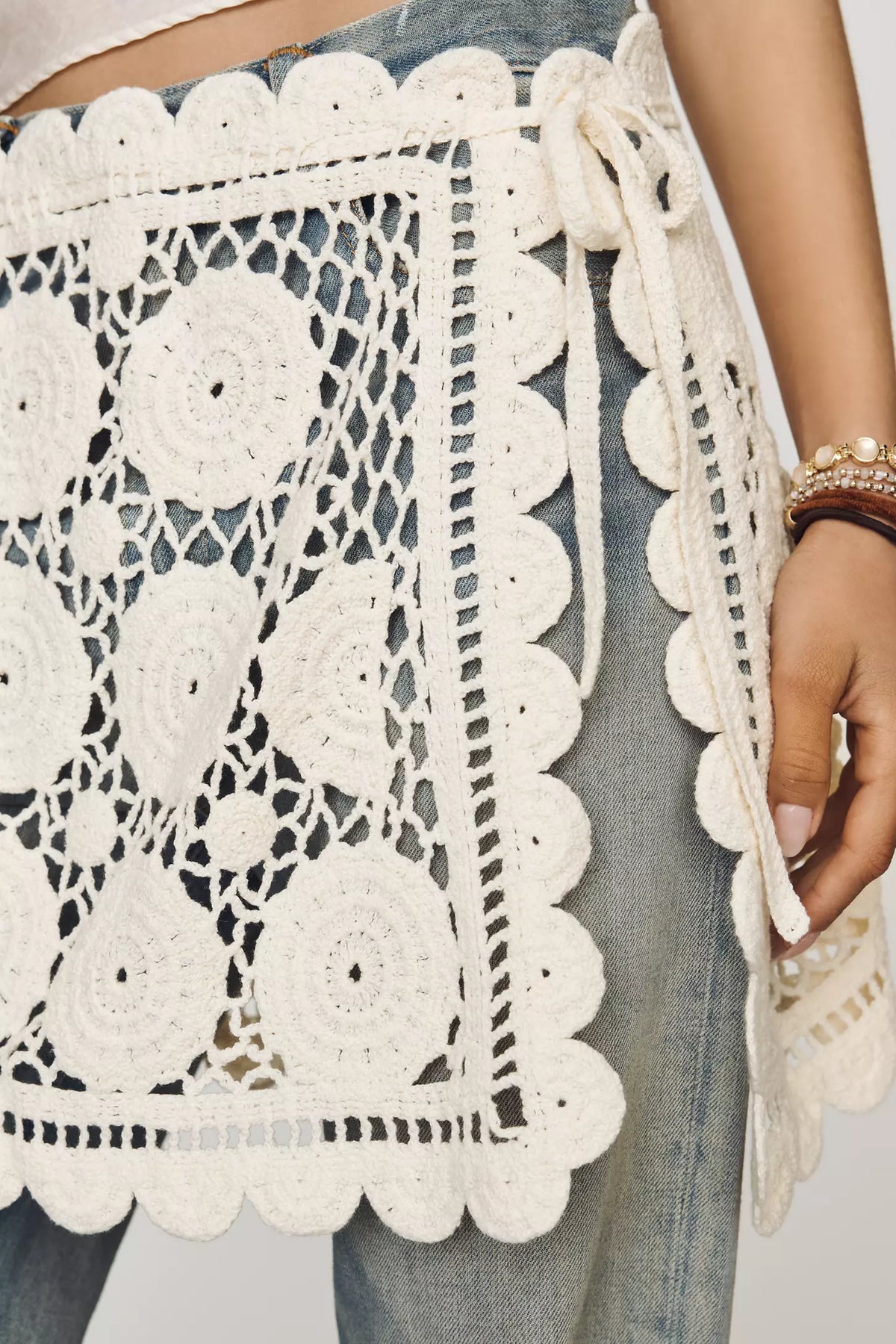 Mildred Cotton Crochet Skirt