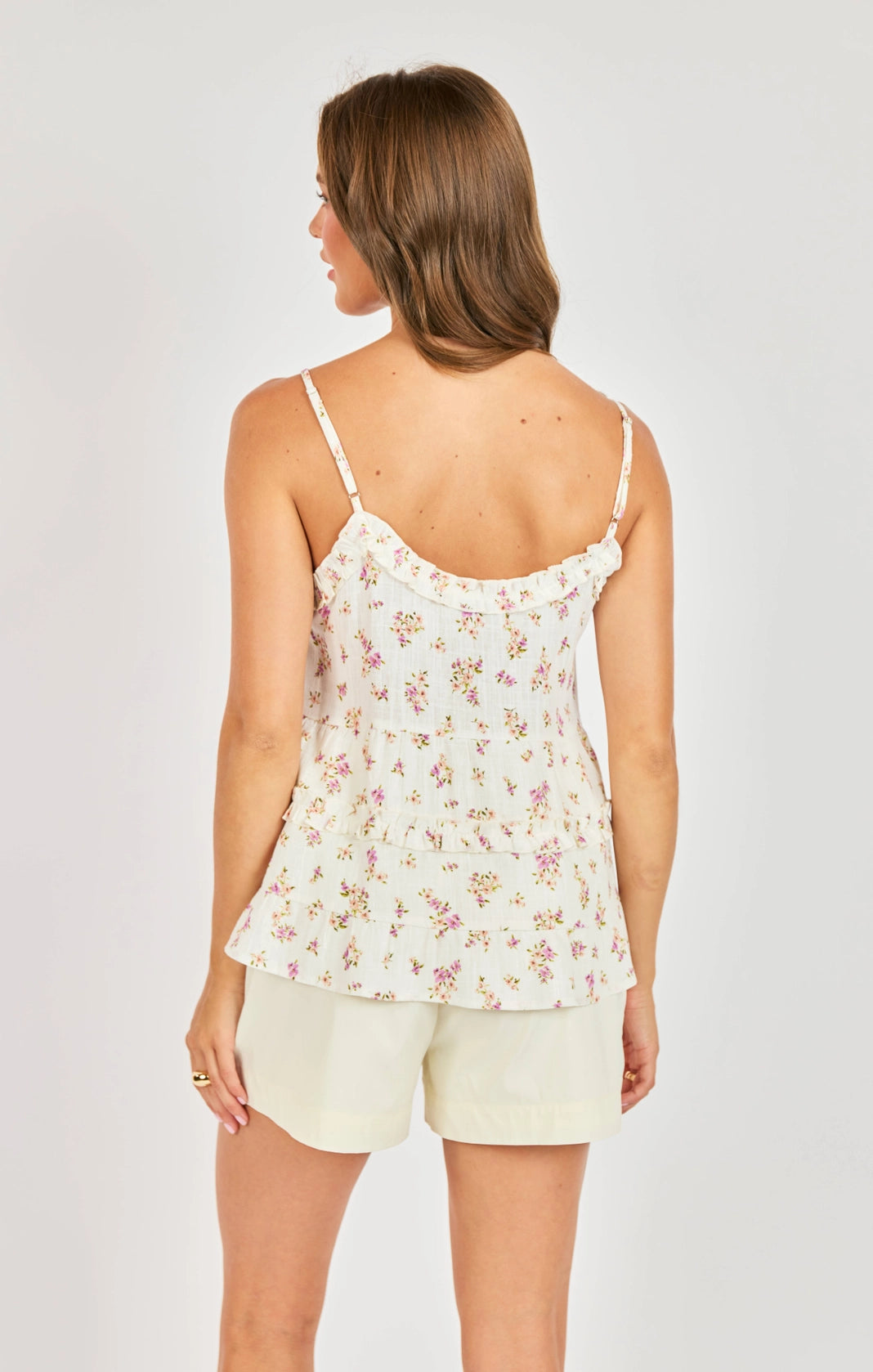 Bouquet Ruffle Cami