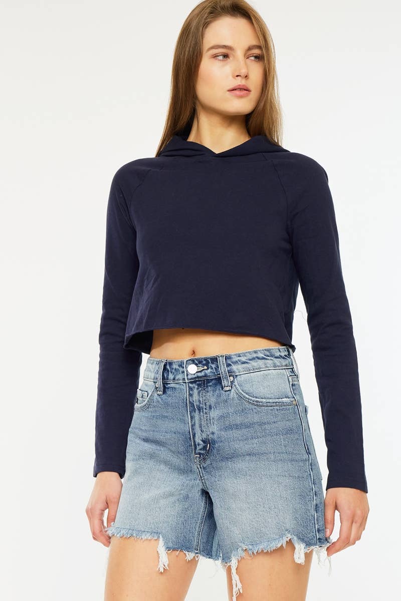 Jessie High Rise Denim Shorts