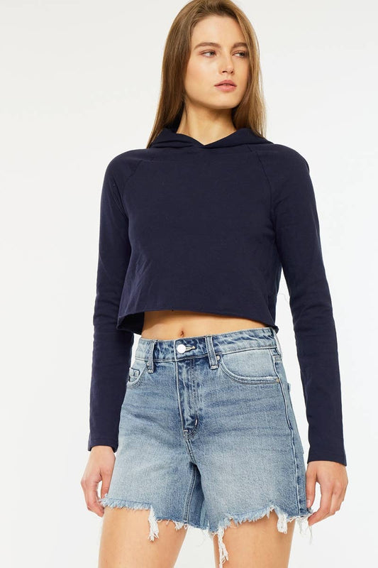 Jessie High Rise Denim Shorts