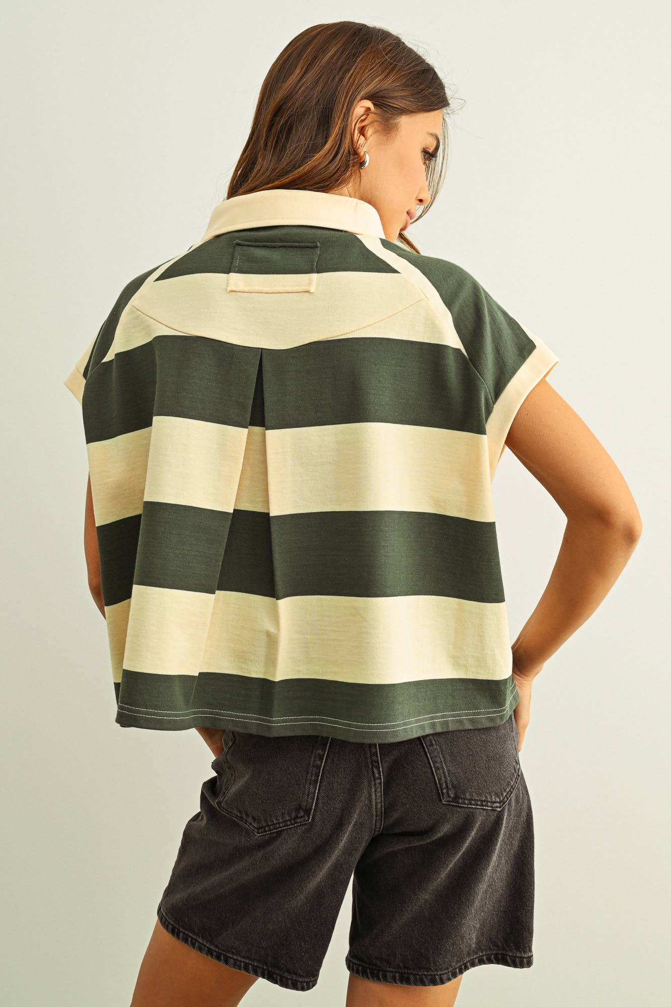 Darla Sleeveless Polo Top