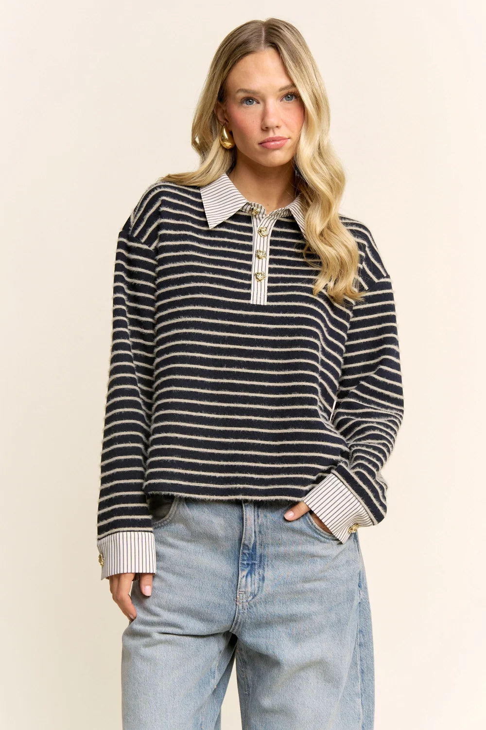 Betty Striped Polo