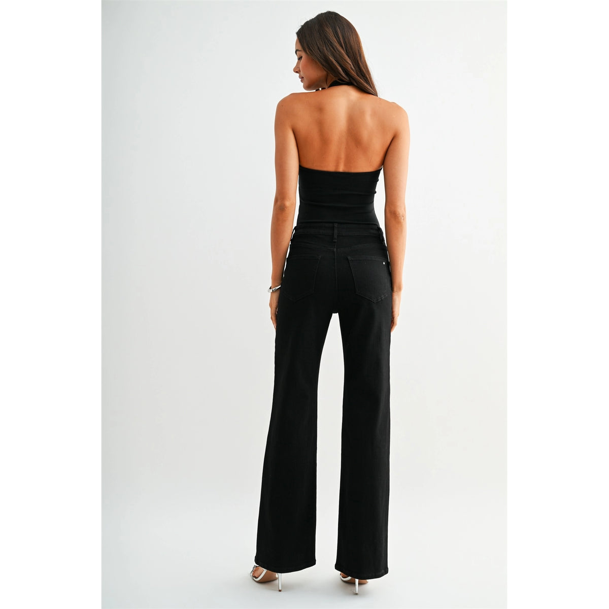 Adrian Wide Leg Embellished Jeans