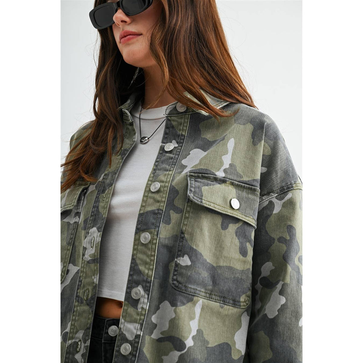 Camo Shacket