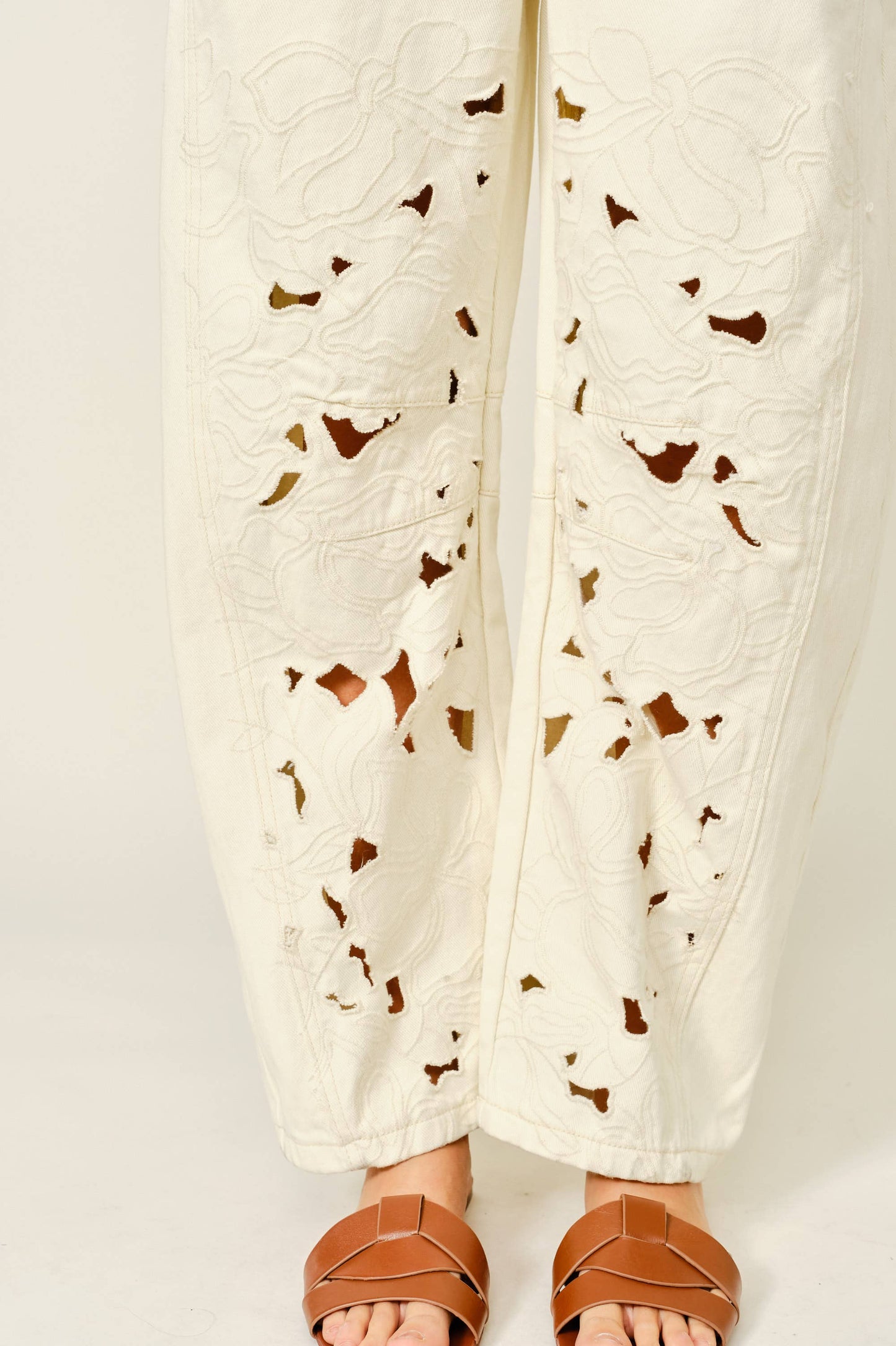 Alanna Embroidered Overalls