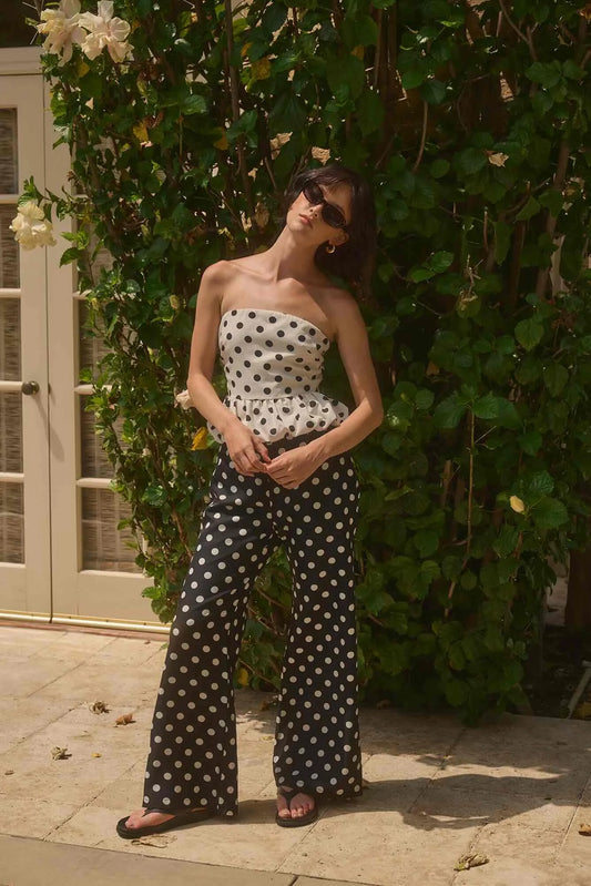 Lylah Polka Dot Pant