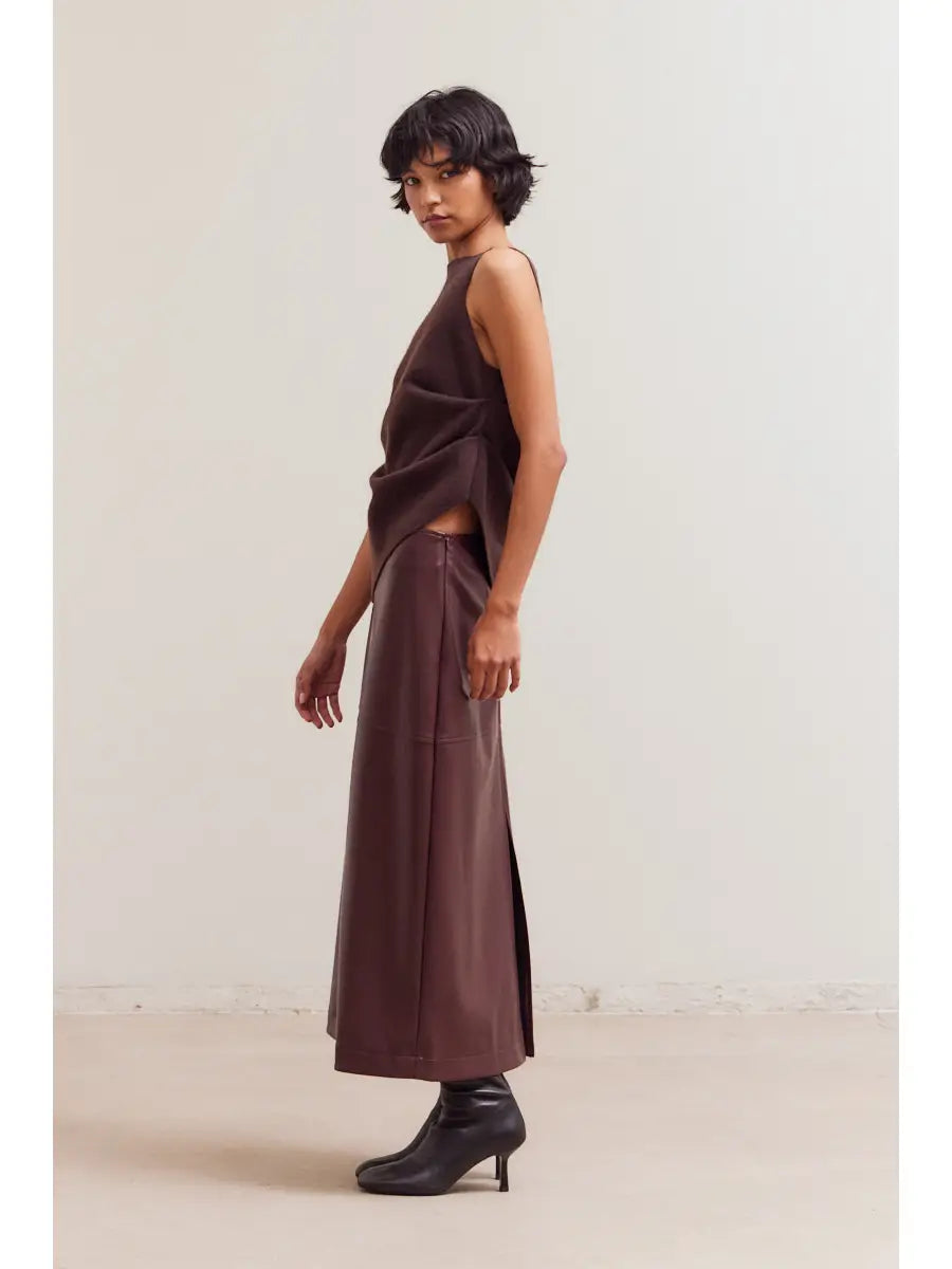 Unbalanced Knit Top
