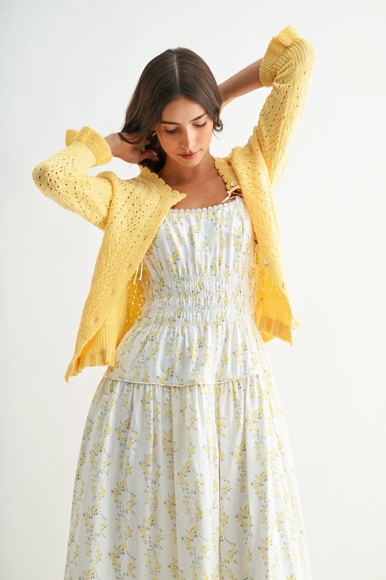 Zesty Button Front Cardi