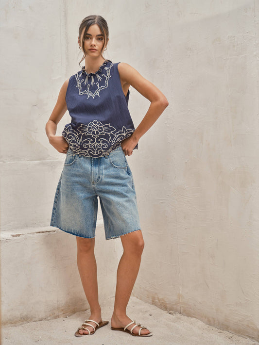 Retro Bermuda Shorts
