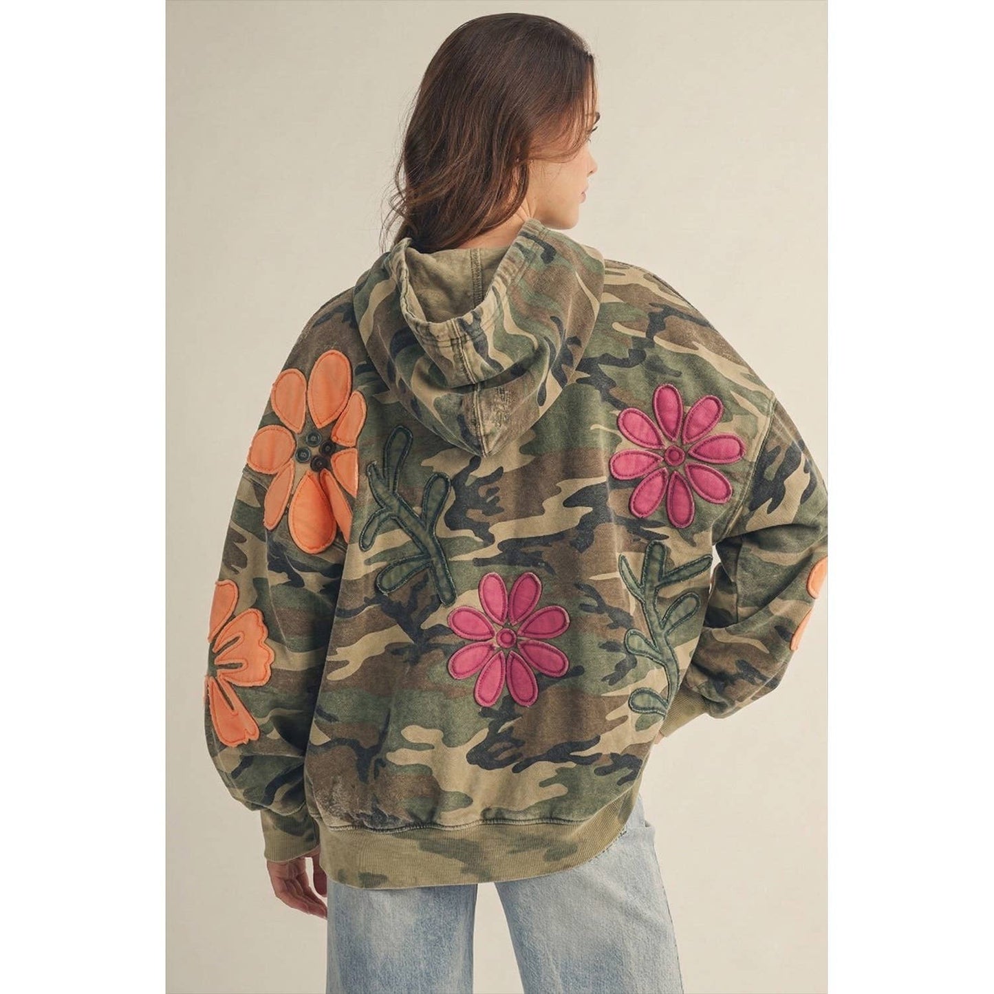 Vintage Camo Artisan Bloom Hoodie