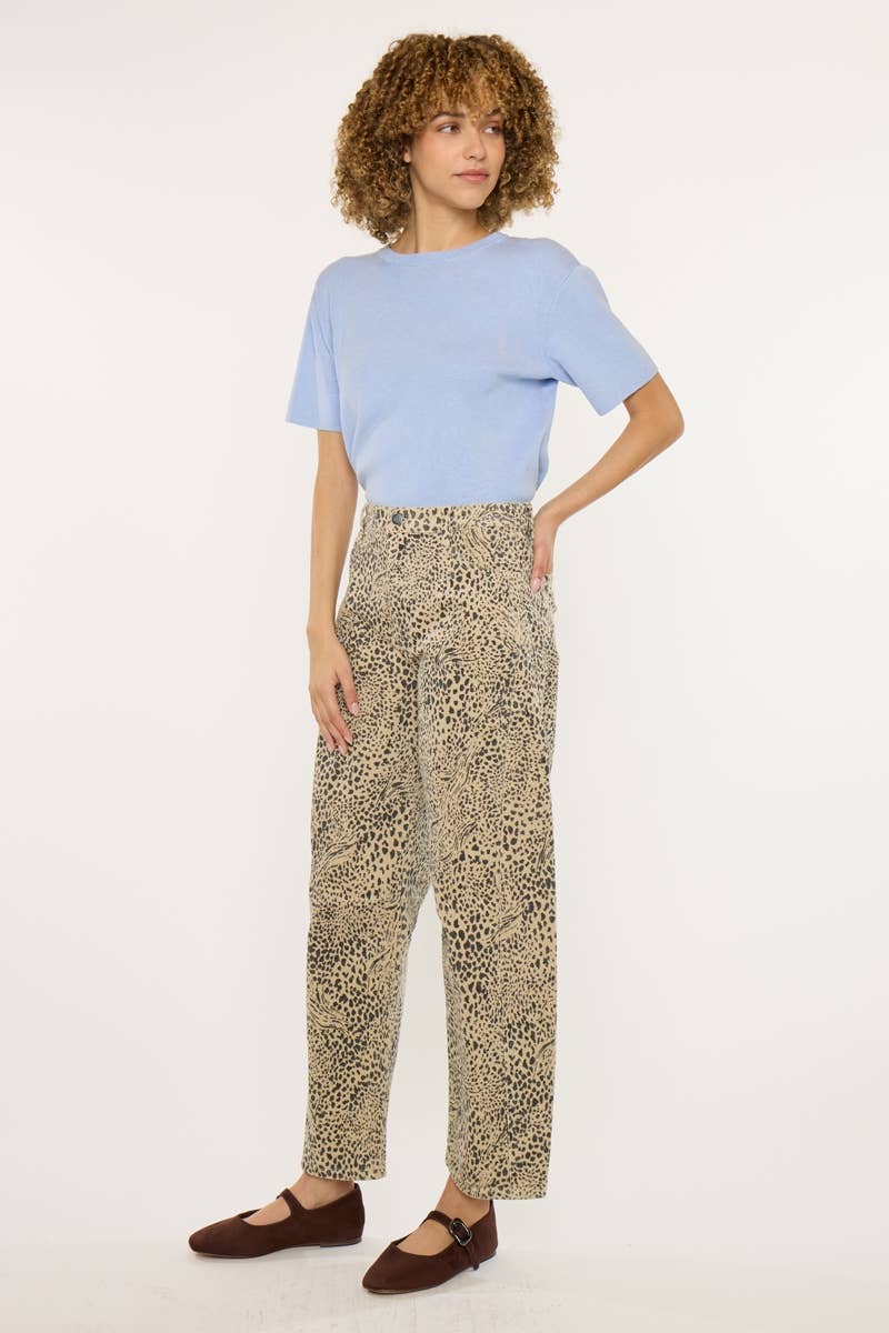 Low Slung Corduroy Barrel Pants