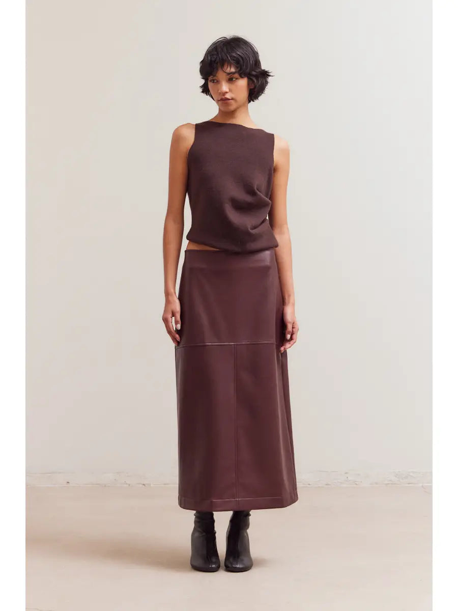 Unbalanced Knit Top