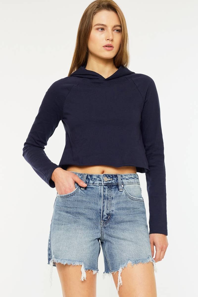 Jessie High Rise Denim Shorts