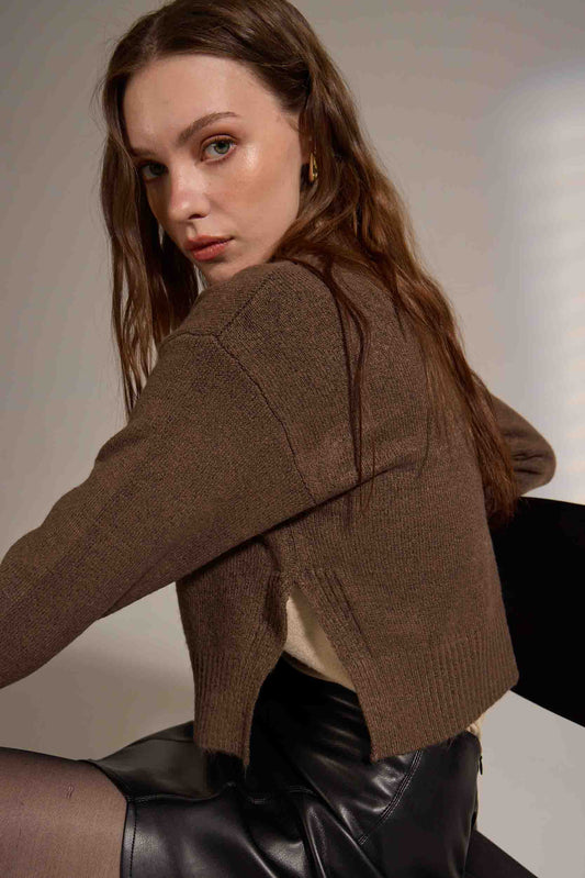Mocha Teide Cardigan